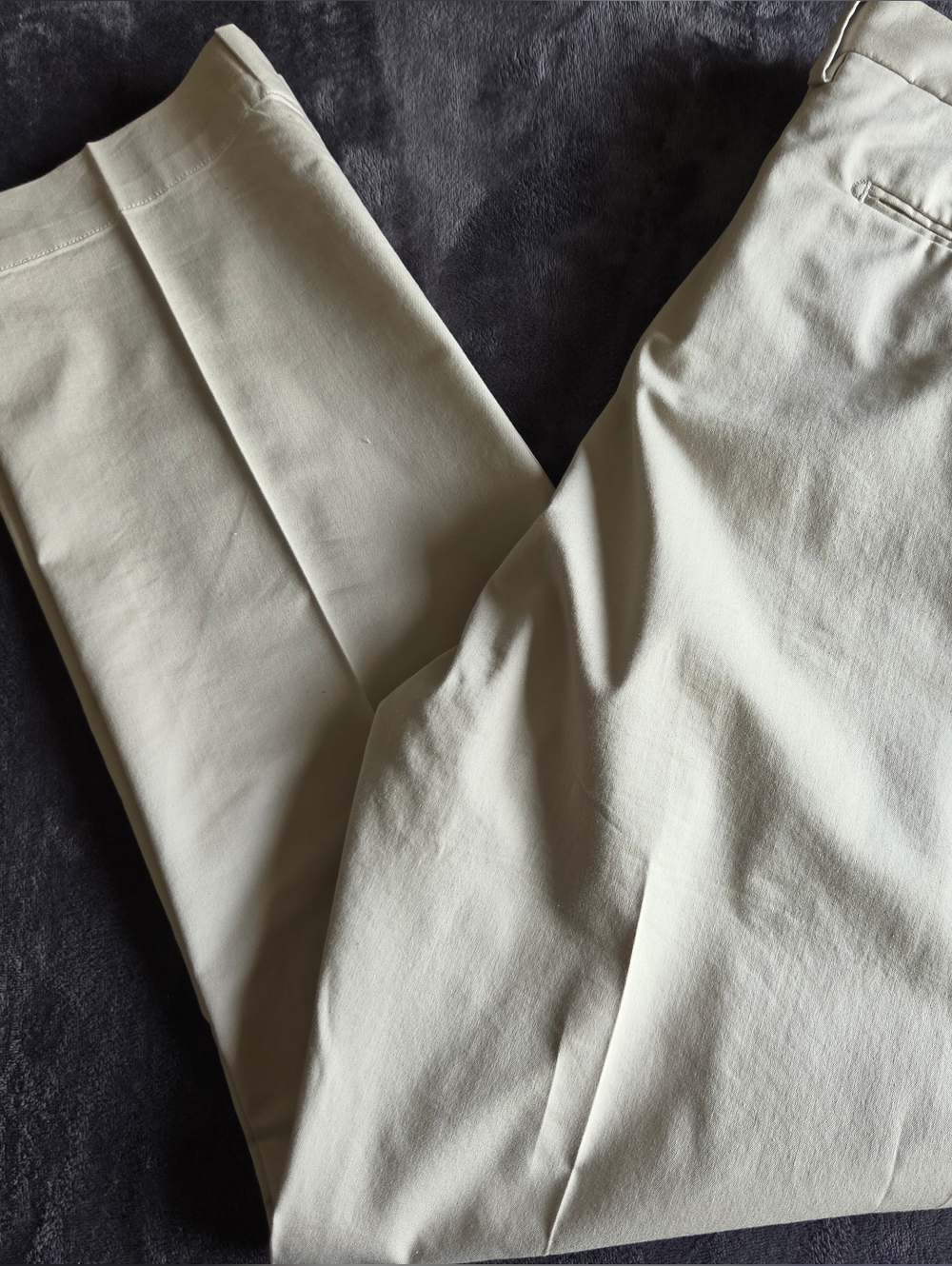 Polo by Ralph Lauren Cream Slim Chino Pants